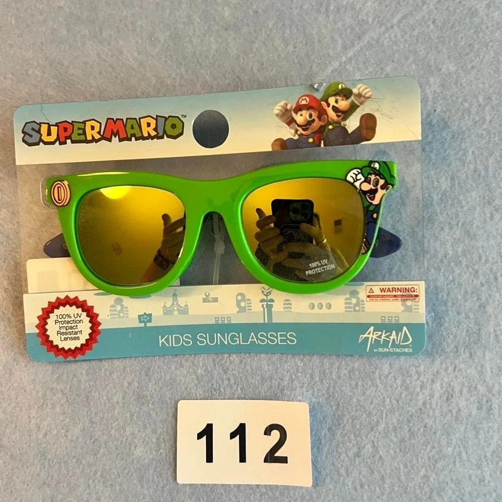 Super Mario Kids Sunglasses NEW UNOPENED